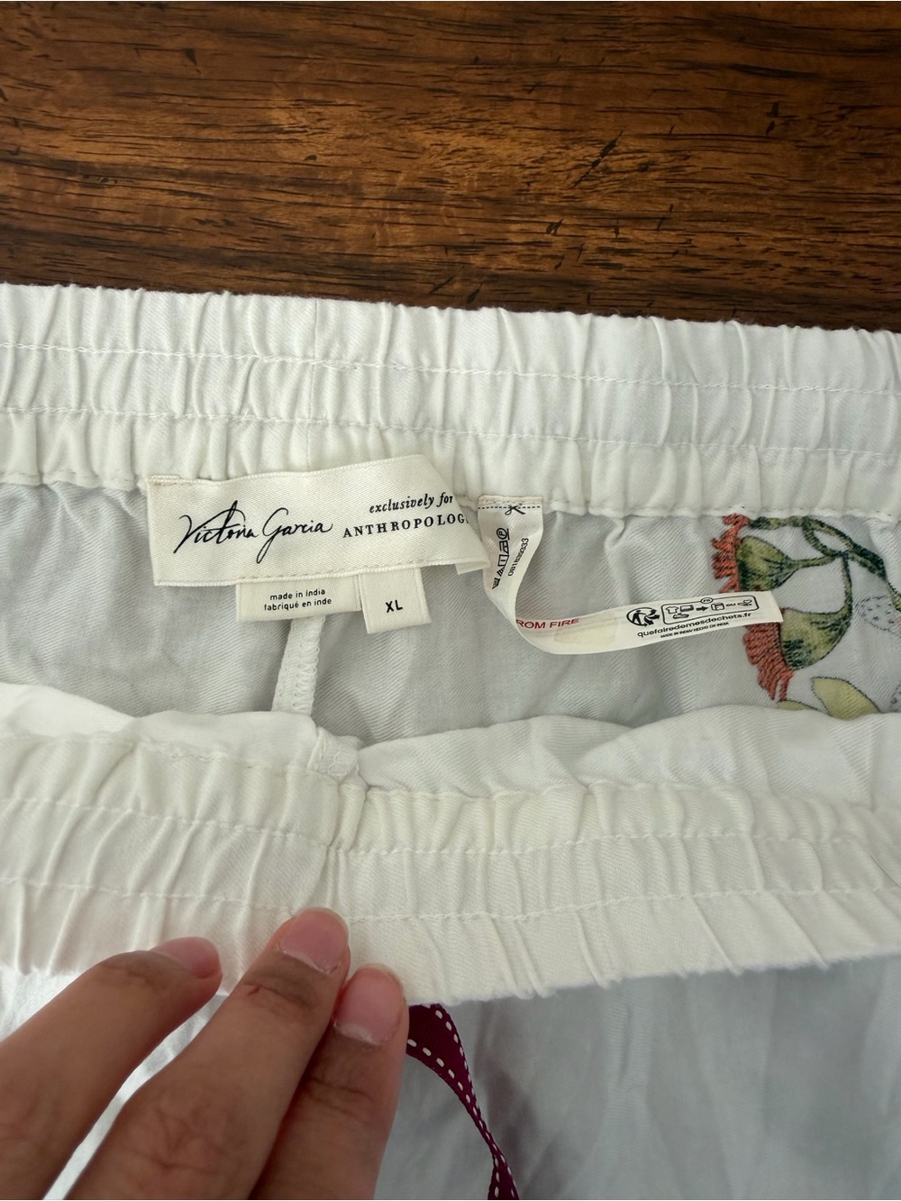 Victoria Garcia for Anthropologie Wide-Leg Flannel Pajama Bottoms XL Set - Picture 10 of 12